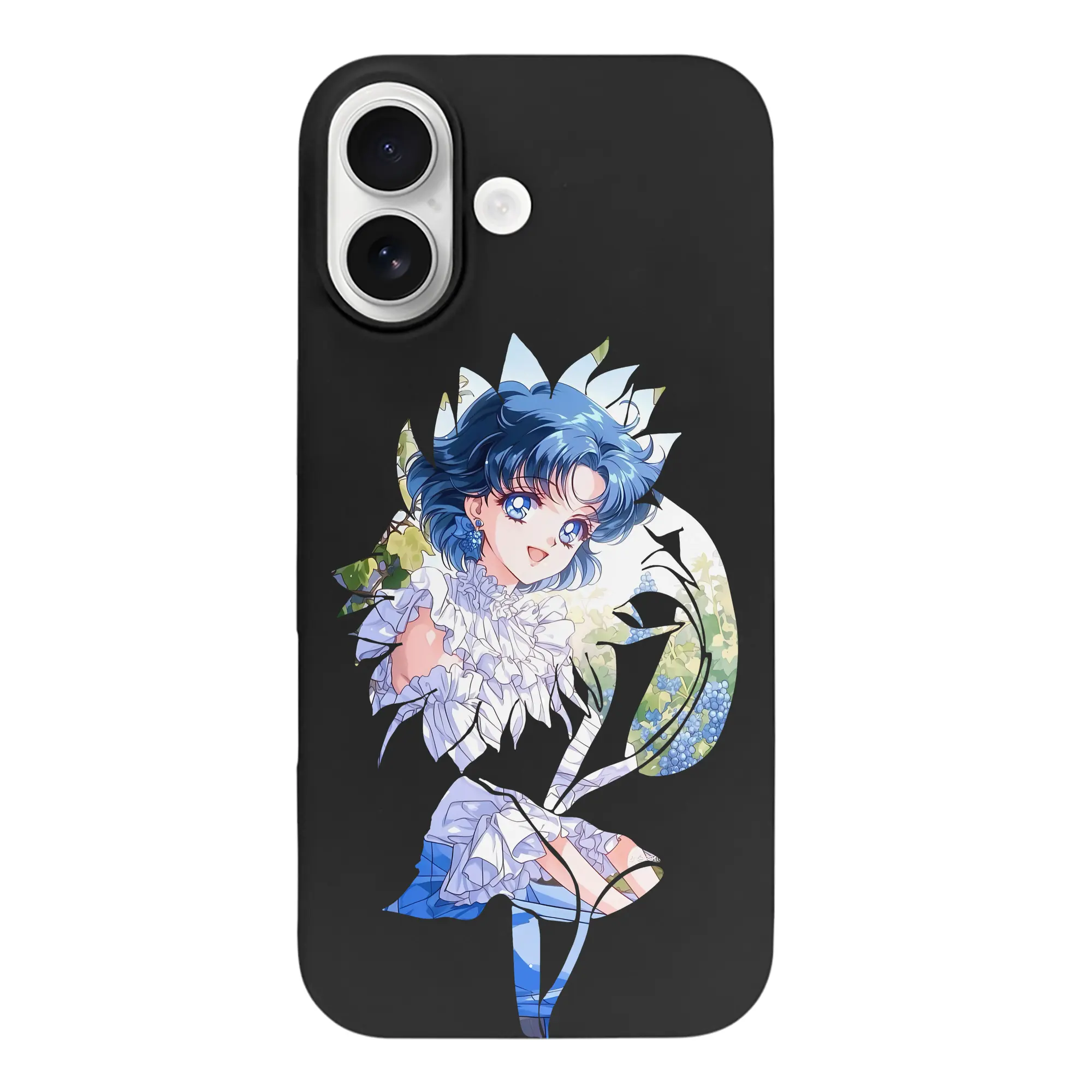 美少女戦士セーラームーン グッズ 水野 亜美 - iPhone 17 シリーズ シリコンケース 薄型 耐衝撃 指紋防止 ソフトタッチカバー 精密フィット 傷防止 保護ケース iPhone 17/17 Air/17 Pro/17 Pro Max 対応